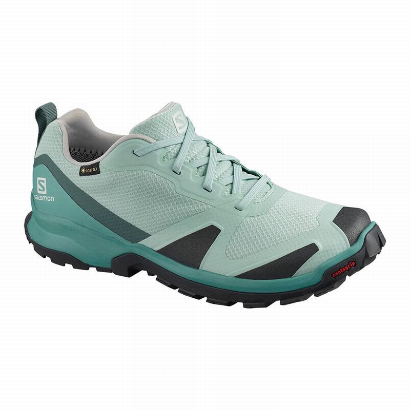 SALOMON XA COLLIDER GTX W Philippines - Women's Trail Running Shoes - Turquoise | 216089-OTP